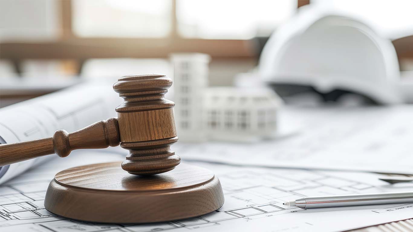 建設に関する法律を示唆する画像