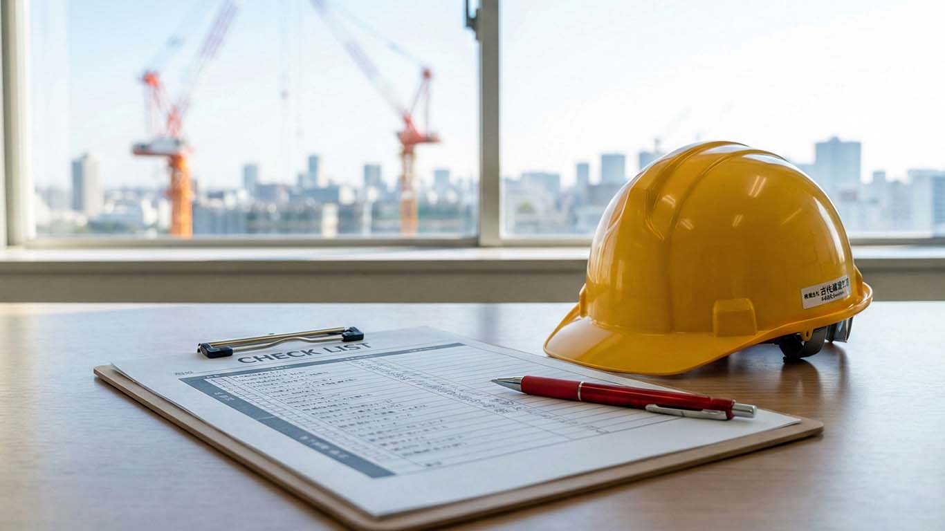 工事成績評定点のチェックリスト